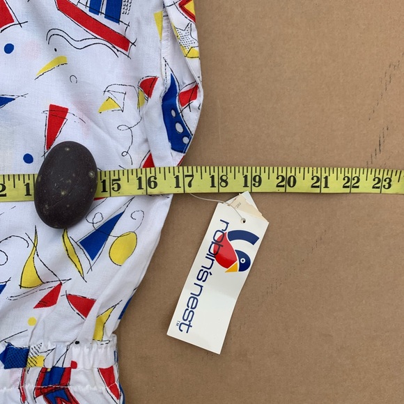 Vintage 80s sailing print romper, new with tags - Picture 8 of 14